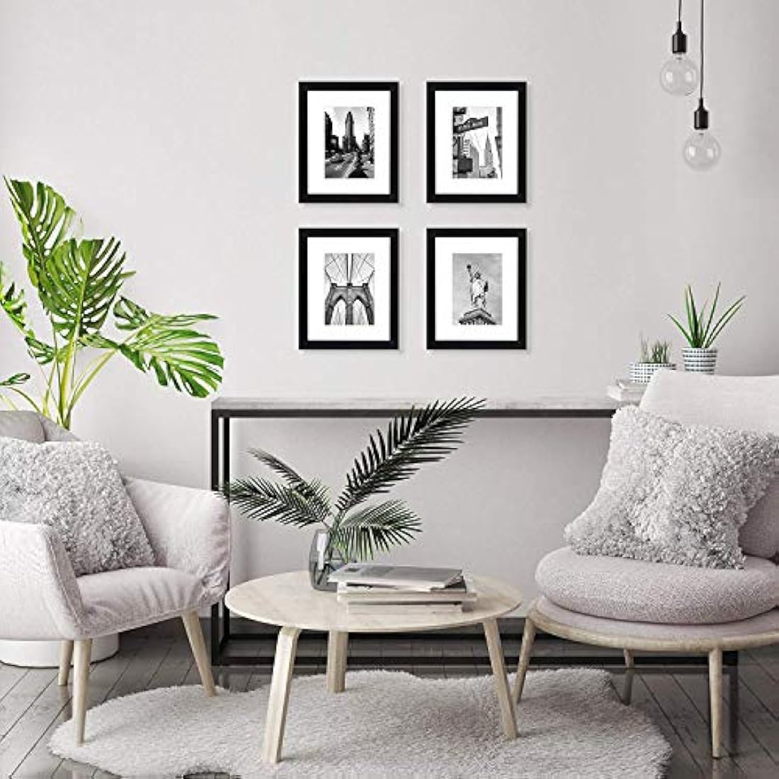 Juego de 4 marcos de fotos de 8 x 10 pulgadas