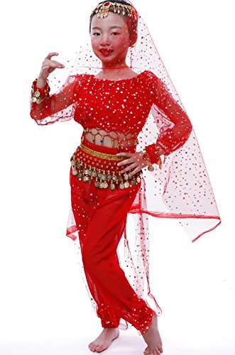 Disfraces de danza del vientre para niña pequeña