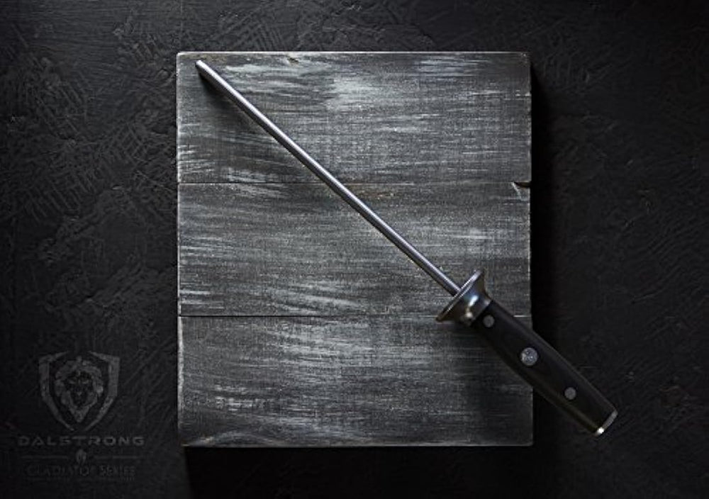 DALSTRONG - Caña de acero para afilar cuchillos de 10.0 in -