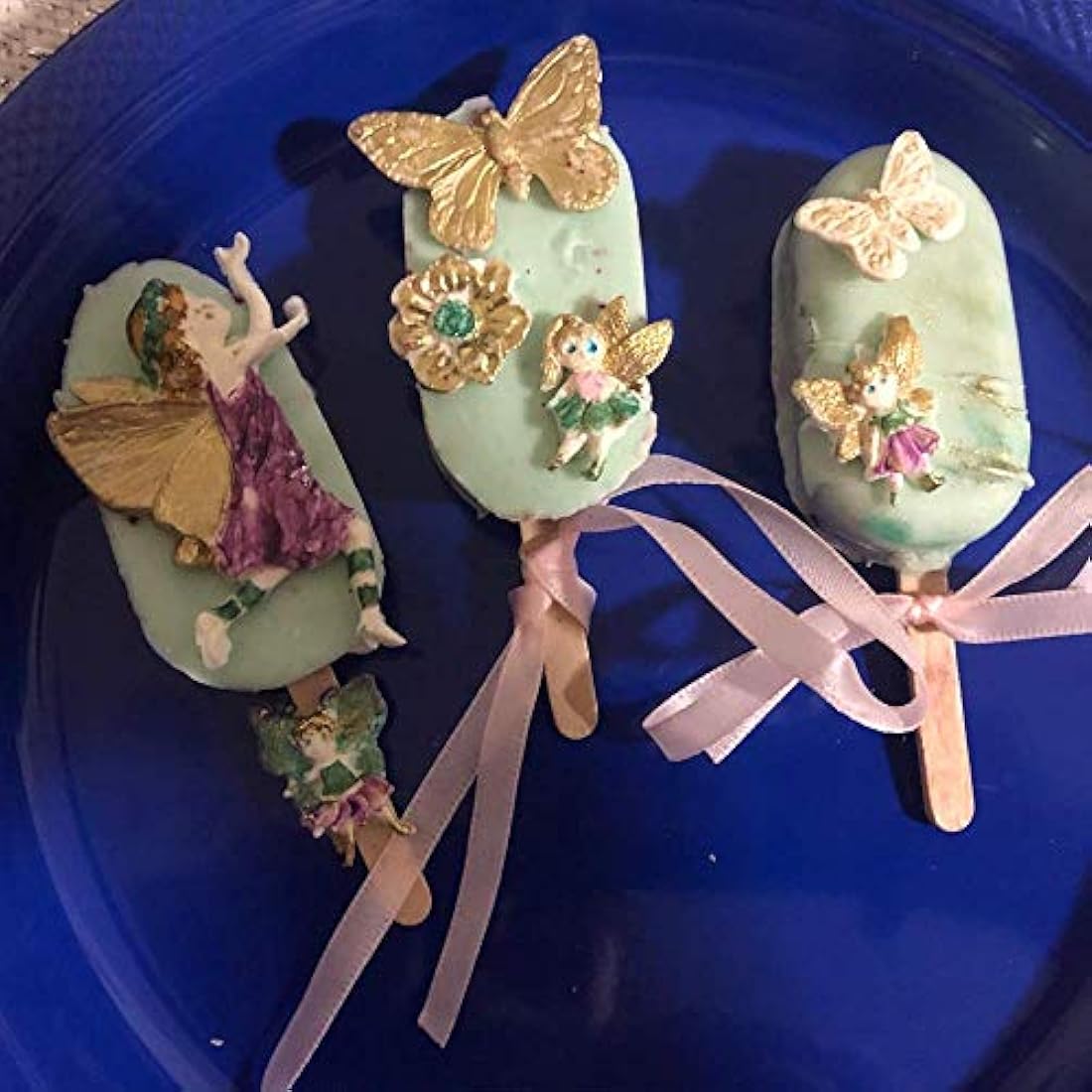 Juego de 3 moldes de silicona para decoración