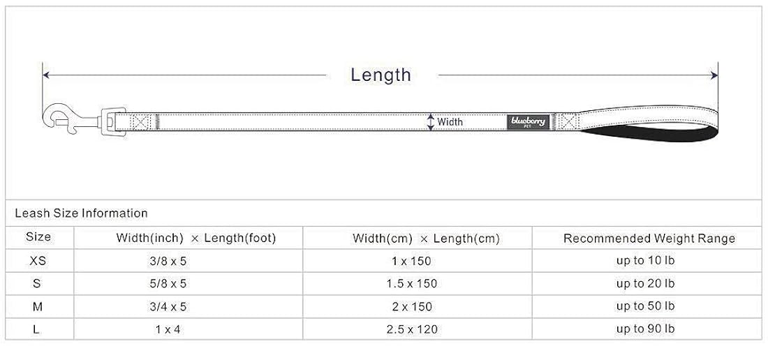 Correa para perro de 5 '* 5/8 , Color: Rosa bebé