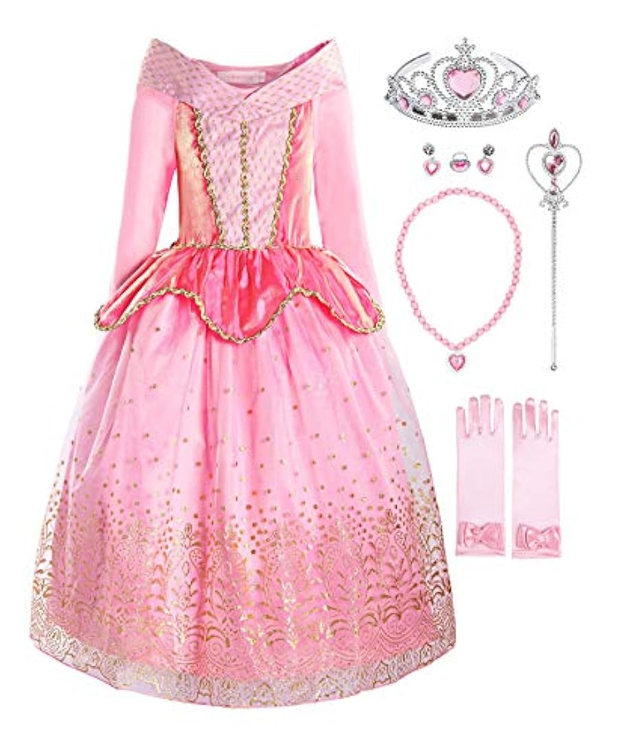 ReliBeauty - Disfraz de princesa para niñas