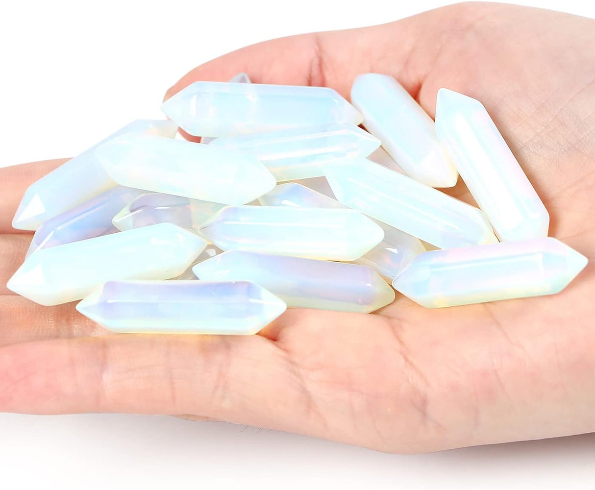 Varitas de Cristales de Opalita para Meditación y Reiki