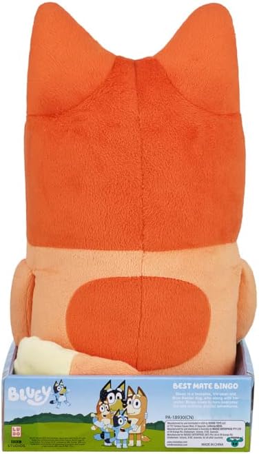 Peluche Bingo 16 - Bluey, Suave y Jumbo - Compañero Ideal