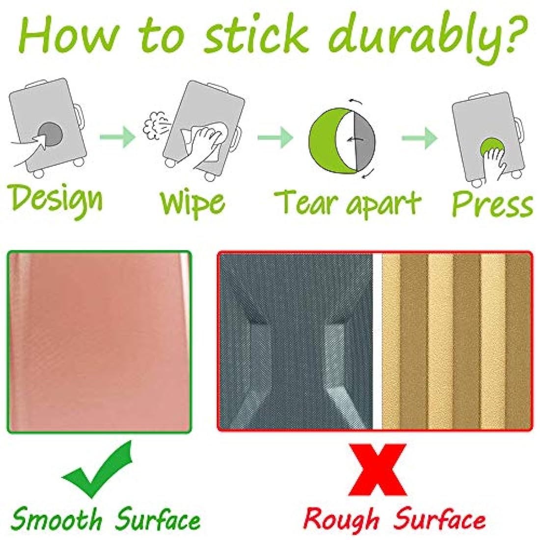 Pegatinas de vinilo impermeables para coche 50 piezas