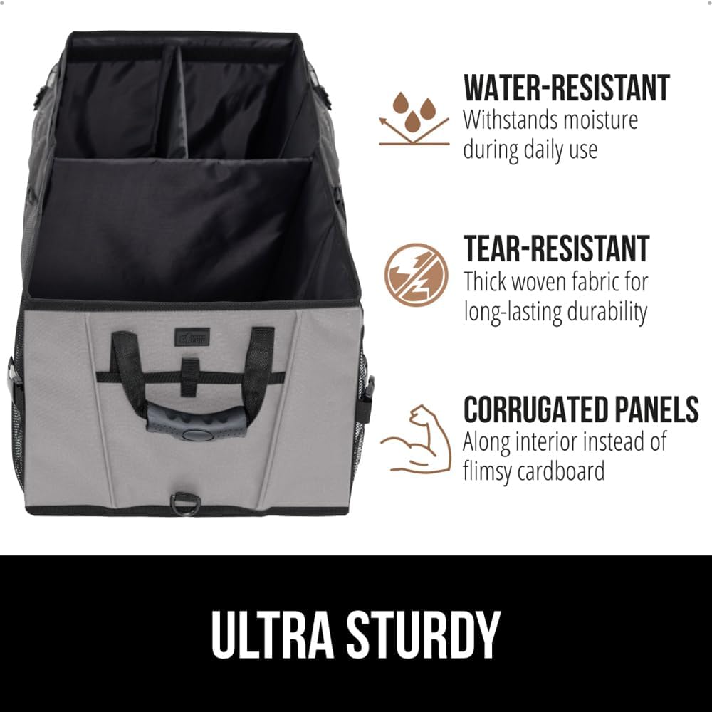 Organizador de Maletero Gorilla Grip, Compartimentos, Divisores