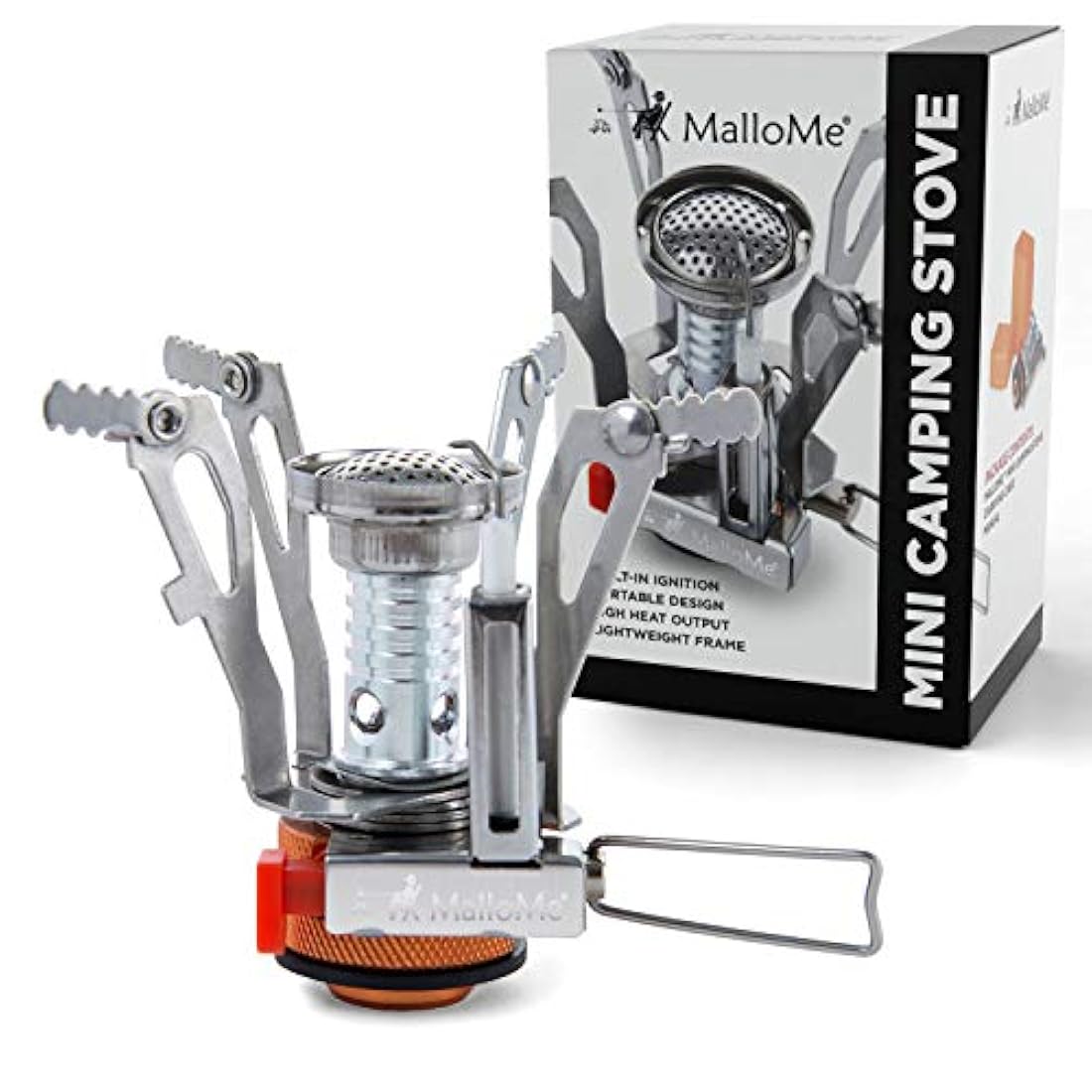 Estufa de campamento para mochileros, mochila de bolsillo