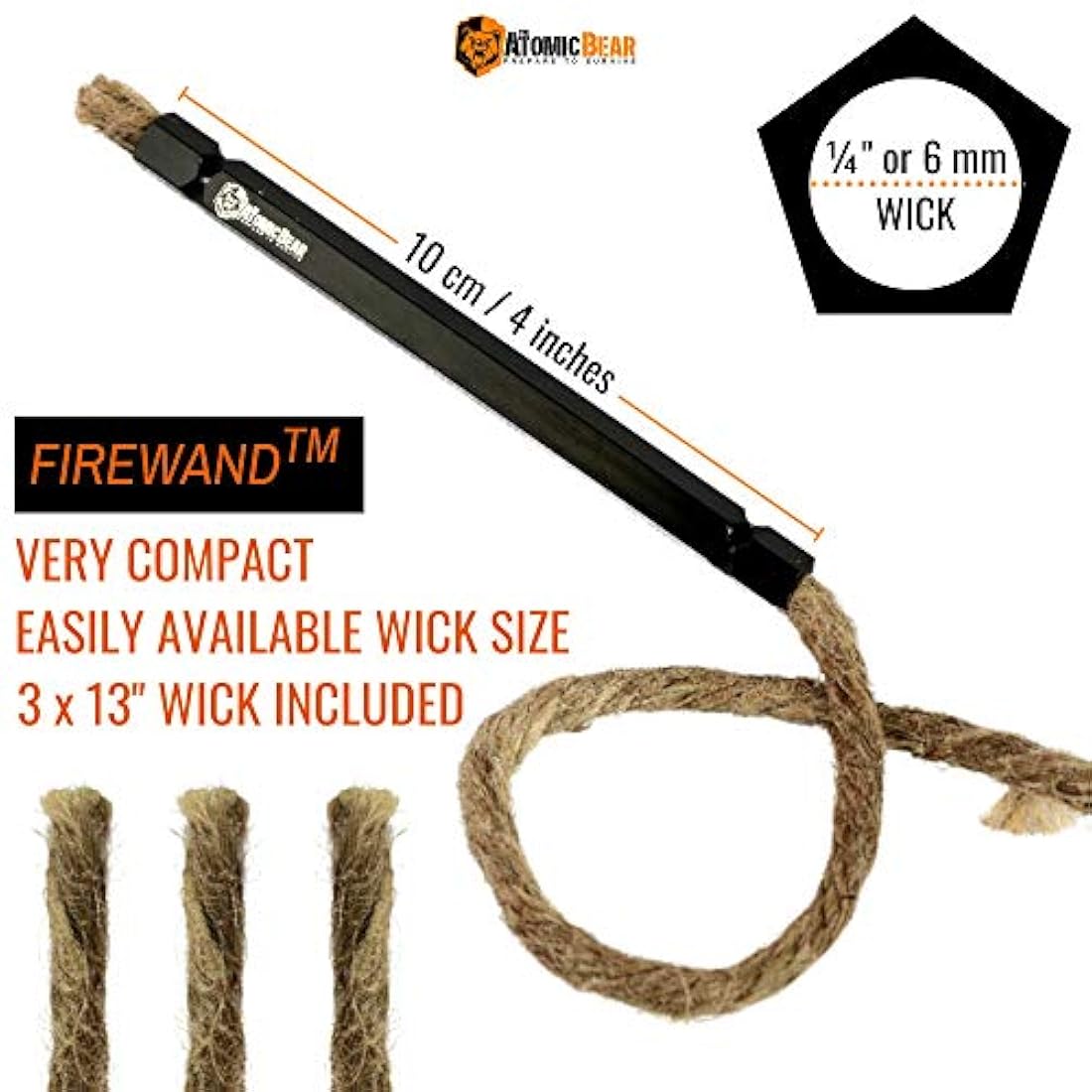 Herramienta de supervivencia Atomic Bear Fire Starter