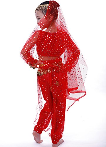 Disfraces de danza del vientre para niña pequeña