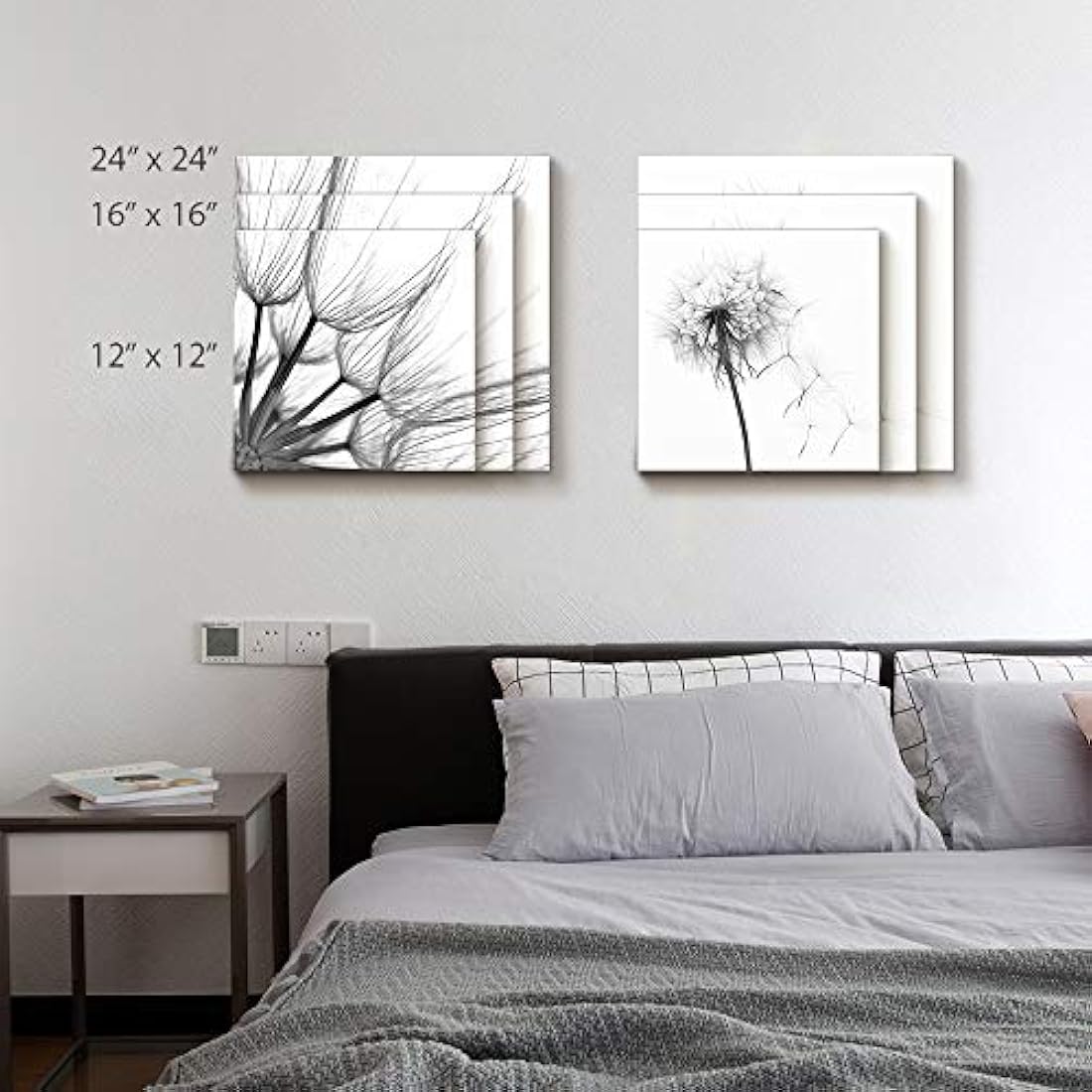 Lienzo decorativo para pared, 2 piezas