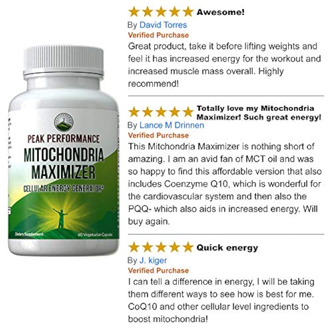 suplemento de soporte mitocondrial con aceite MCT