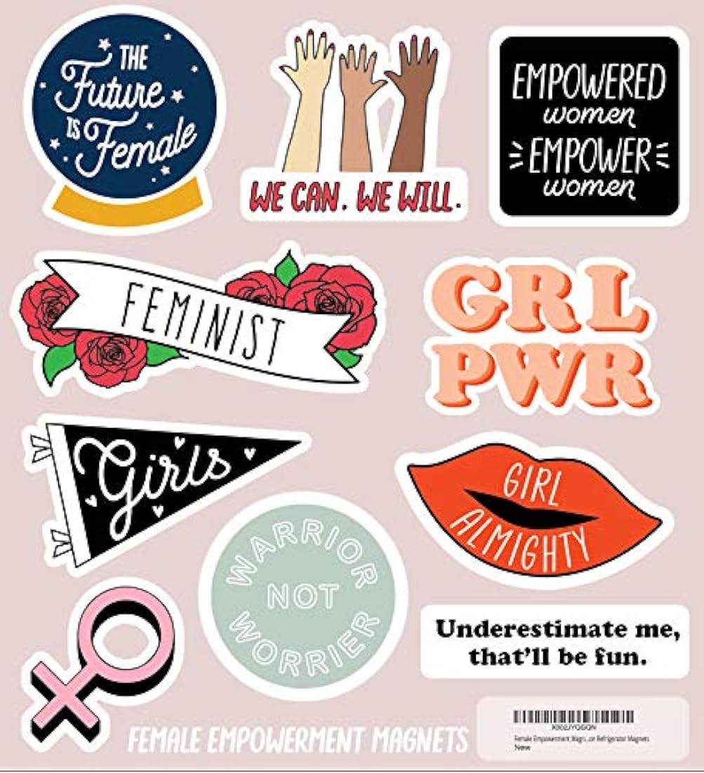 Imanes para armarios femeninos (1 hoja de 10 imanes )