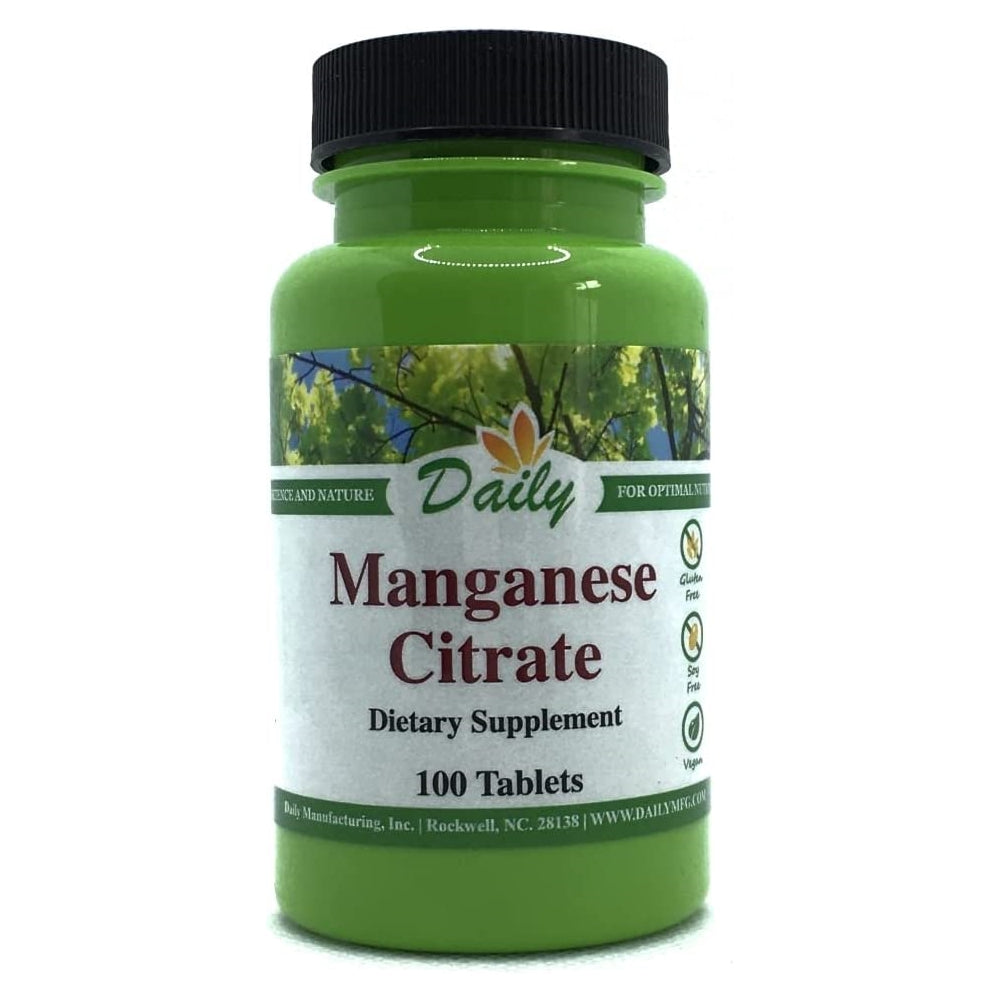 Suplementos Alimenticios Citrato de manganeso diario