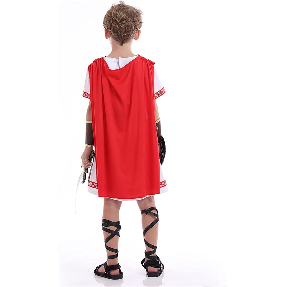 Disfraces de niño de juego de rol de época rojo talla M