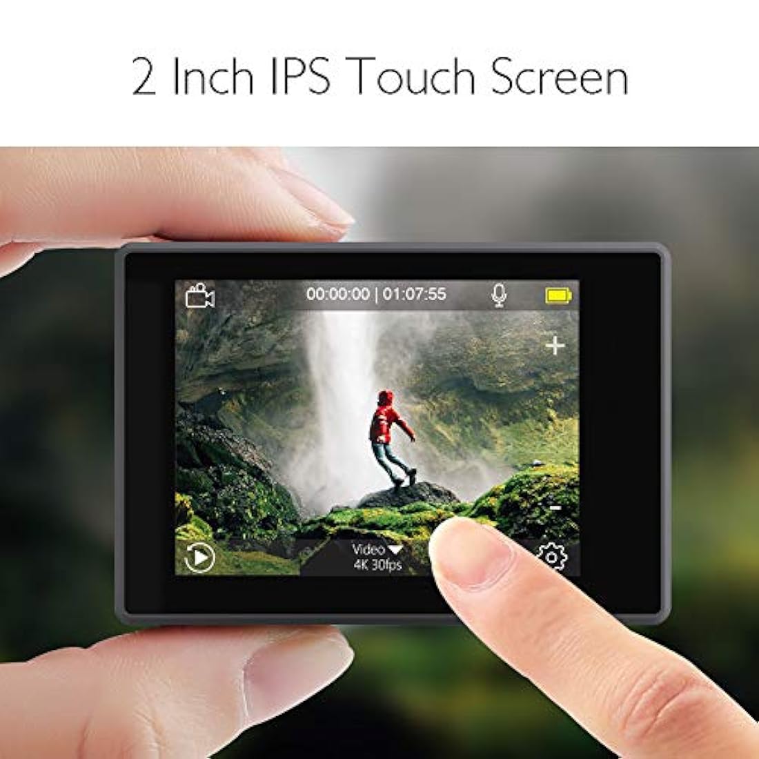 Cámara deportiva impermeable