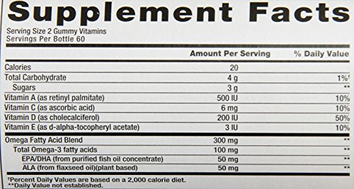 Vitafusion Omega-3 Masticables 120 unidades