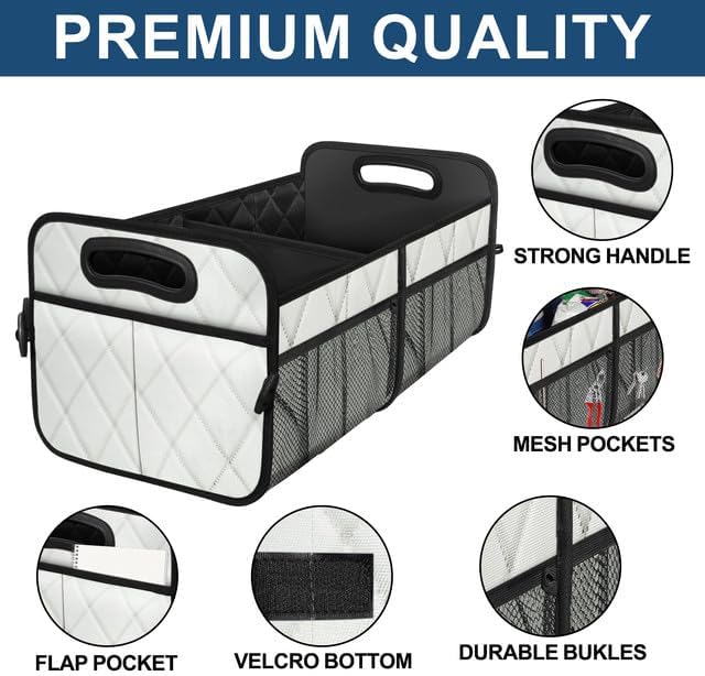 Organizador de Maletero Deosk, 6 Bolsillos, 50L, Plegable