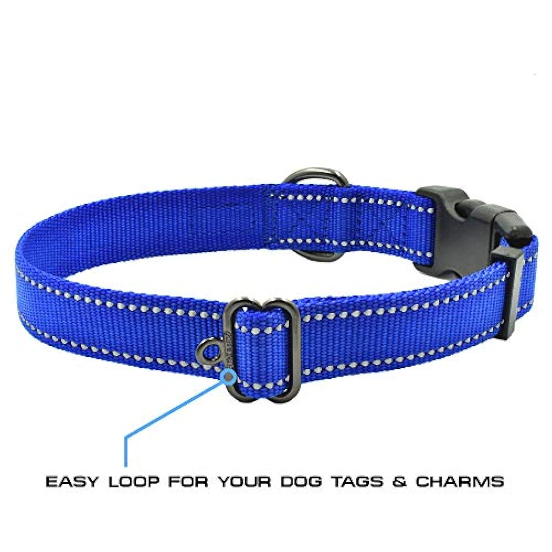 Correa para perros con hebilla de nailon reflectante