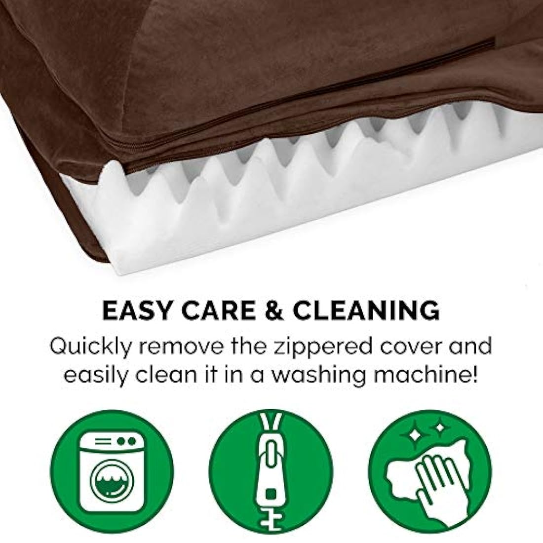 Cama para perro Furhaven - Tumbona ergonómica terapéutico