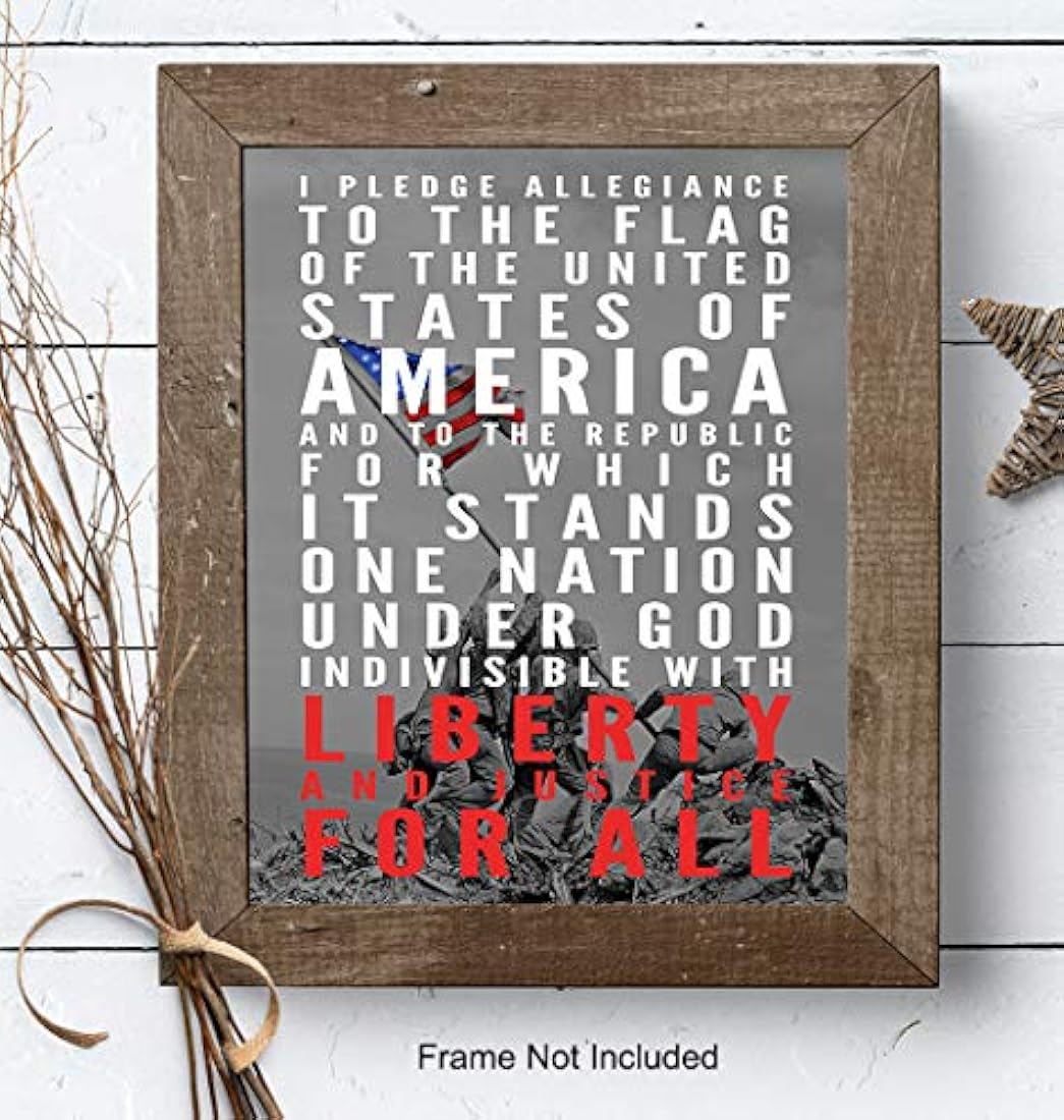 8x10 American Pride Wall Art Poster, decoración de hogar,