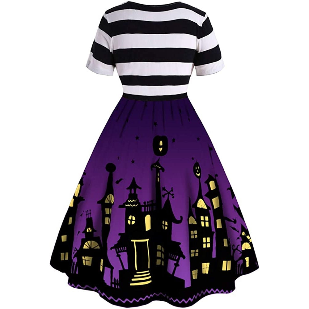 Disfraces de Vestido de Halloween morado talla 3X