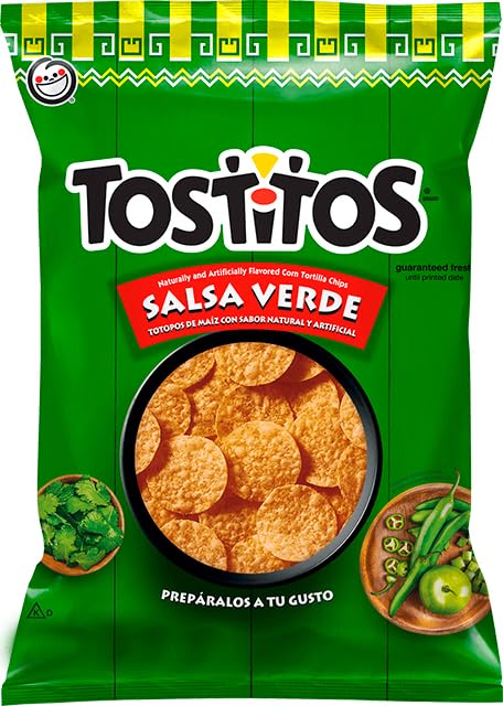 Tostitos Salsa Verde Pack de 12 con regalo sorpresa Sabritas