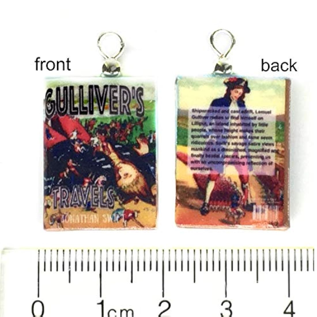 Adorno Mini libro de arcilla enmarcado