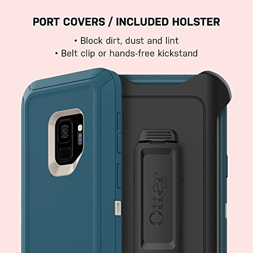 OtterBox - Defender Series - Carcasa para Samsung Galaxy S9 (protector de pantalla no incluido)