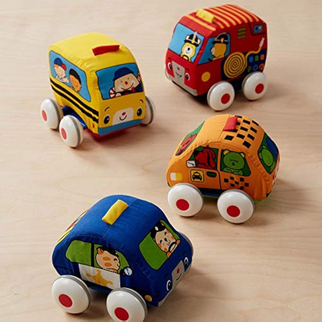 coches con cuerda hacia atrás para niños Melissa y Doug, K's