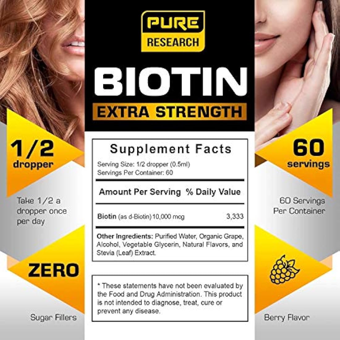 Gotas para ayudar a crecer el cabello