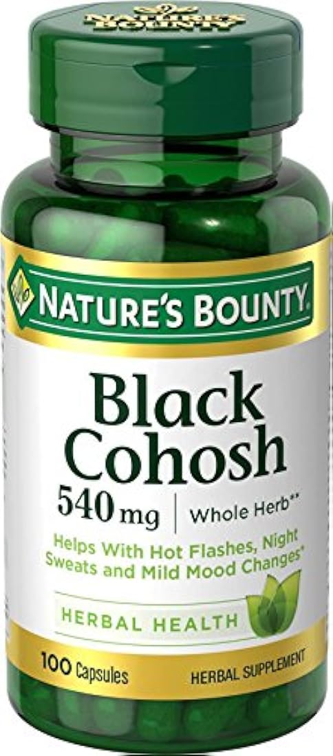 Nature's Bounty Hierba entera Cohosh Negro 0.019 onzas