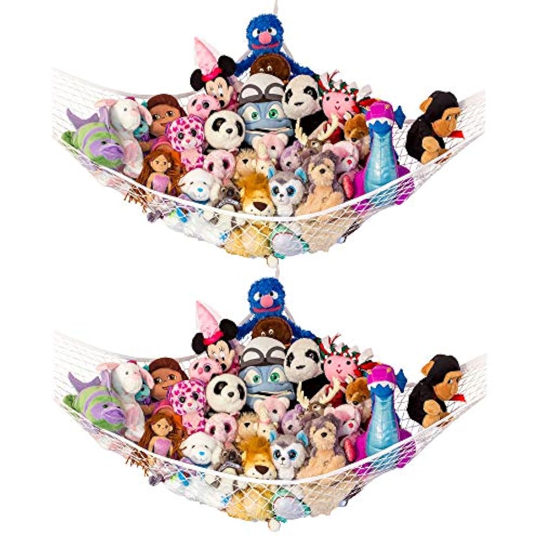 Red para animales de peluche 2 Toy, hamaca acolchada,