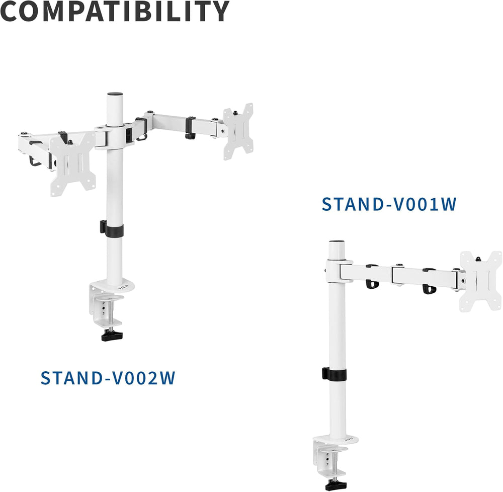 Soporte de monitor ajustable VIVO para pantalla hasta 27” PT-SD-AM01AW