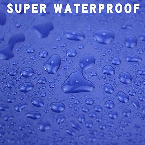 FEimaX Chubasquero para perro, impermeable, con capucha para perros medianos y grandes, con capucha ligera, resistente al viento, para caminar al aire libre (S (pecho: 13.3 pulgadas, cuerpo 9.8 pulgadas), azul)