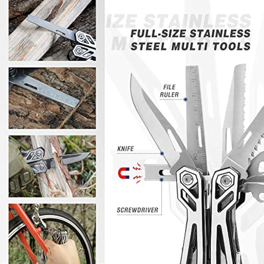 Mossy Roble Multiherramienta, 21 en 1 cuchillo de bolsillo