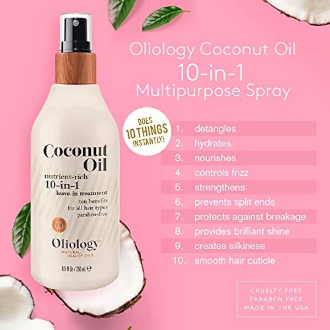 Oliology Tratamiento nutritivo con extractos de aceite coco