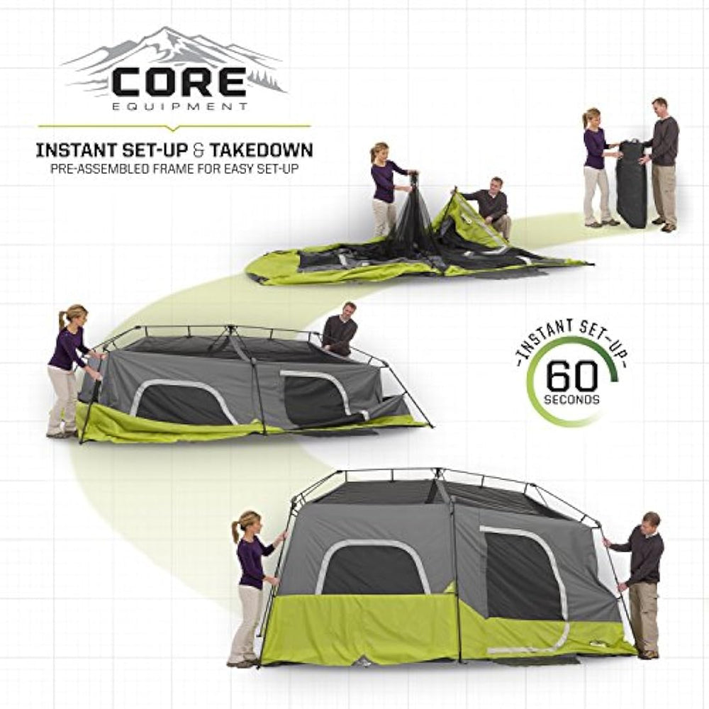 tienda instantánea para 9 personas, 14.0 x 9.0 ft