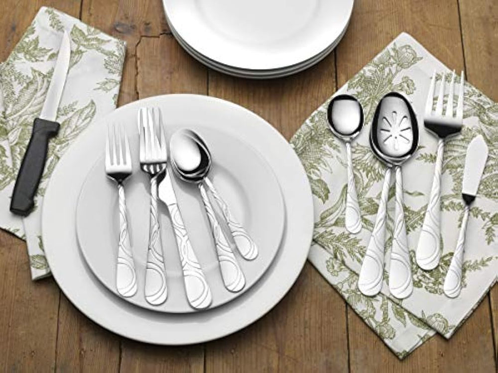 Juego de utensilios de cocina y cuchillos acero inoxidable