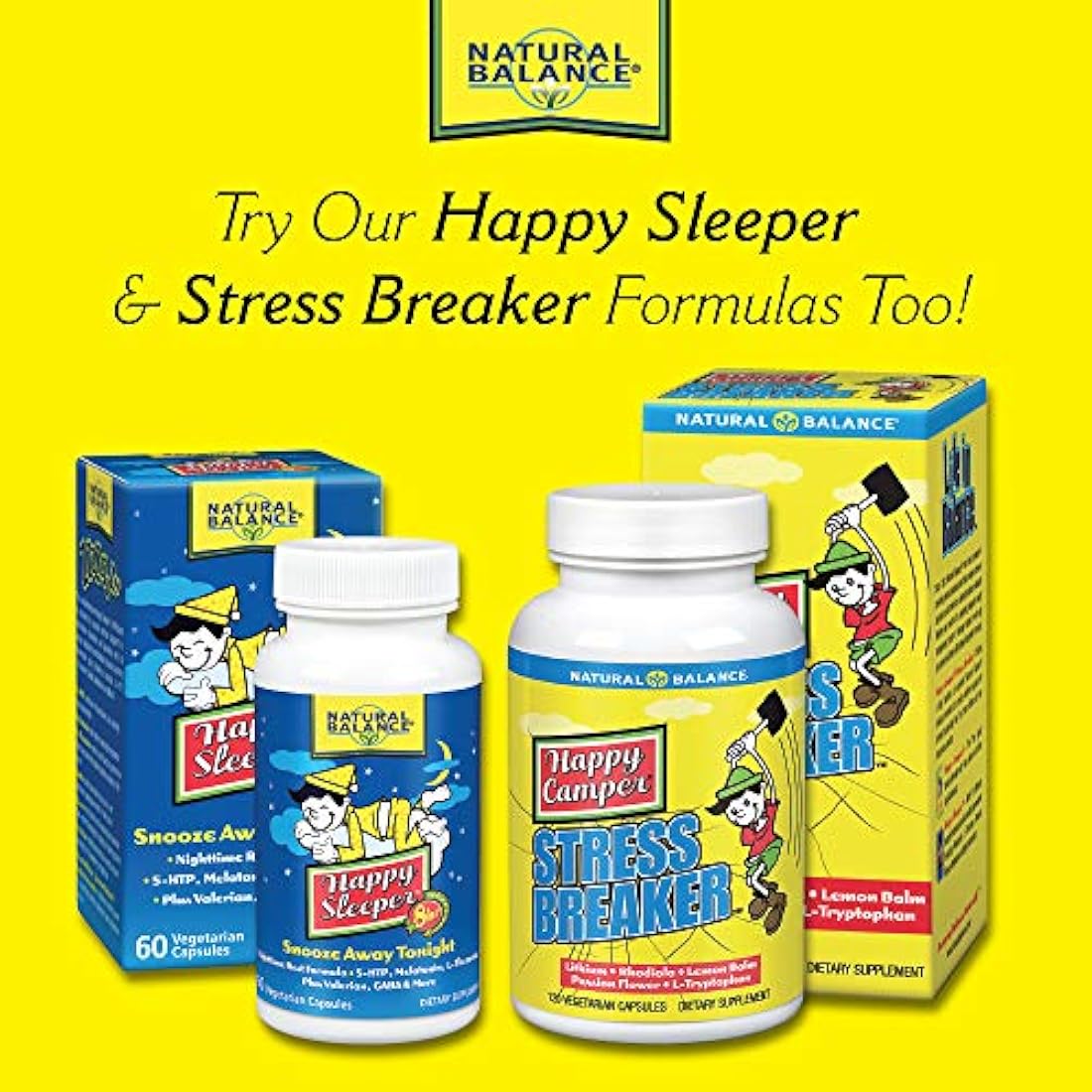 Natural Balance Happy y Relajación Suplemento con Kava Kava