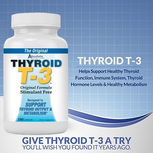 Suplemento Thyroid T-3 Radical Booster Metabólico 180 cáp