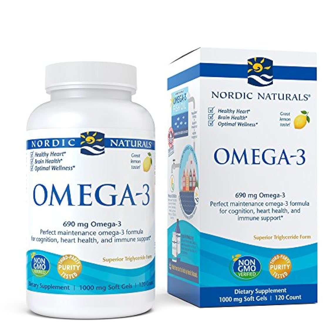 Omega-3 cognición salud del corazón y apoyo inmunitario