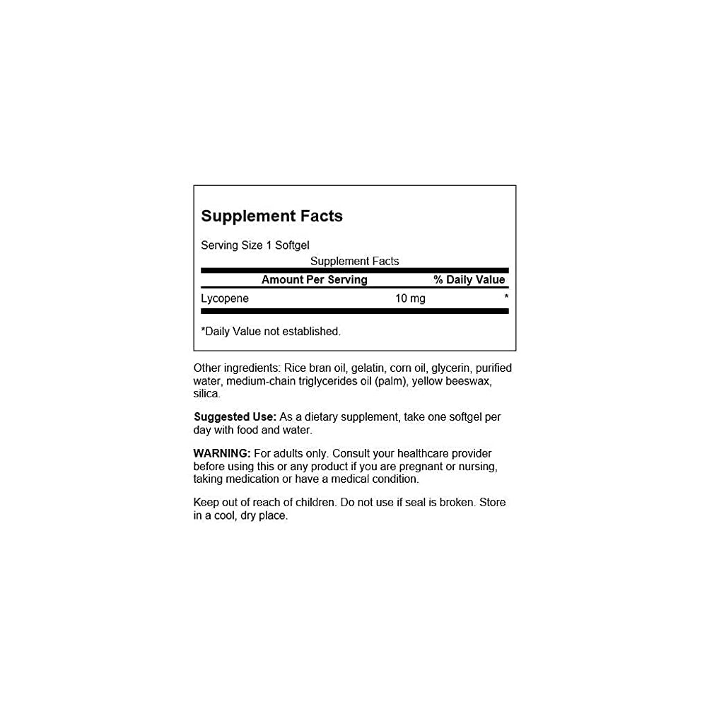 Suplementos Alimenticios Licopeno 120 capsulas