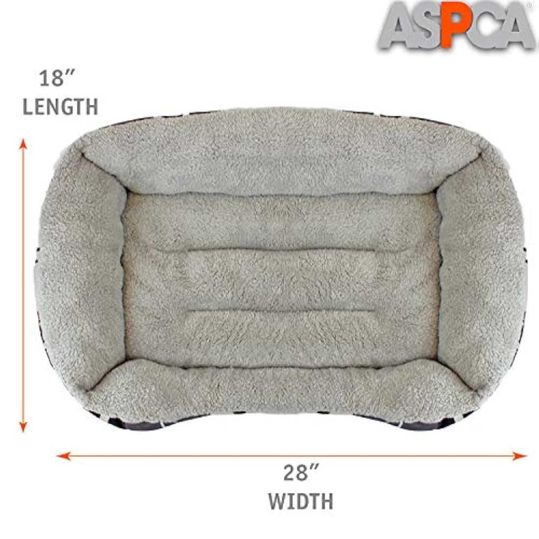 Cama para perros ASPCA Microtech, para mascotas pequeñas y medianas