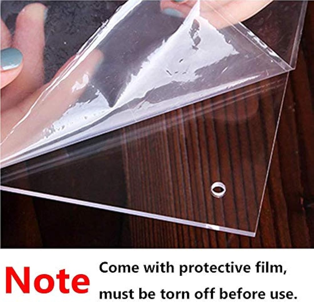 ALELAN Marco de fotos de acrílico transparente 3.3 x 11.0 in