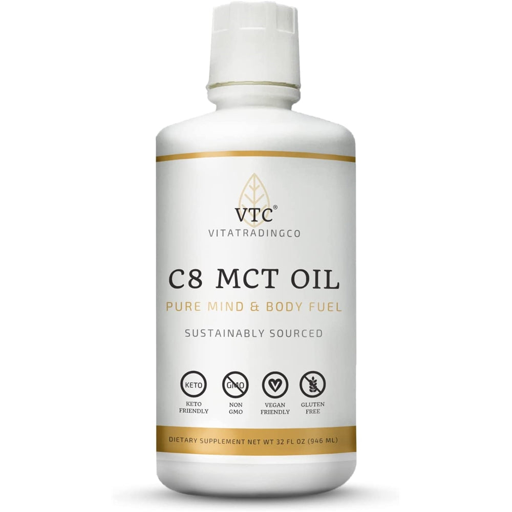 Suplementos_ Grasa saludable Ácido caprílico C8 MCT 100%