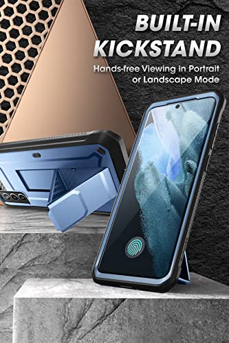 SUPCASE Unicorn Beetle Pro Series - Funda diseñada para Samsung Galaxy S21 FE (versión 2022), funda resistente de doble capa de cuerpo completo y funda con soporte con protector de pantalla integrado (tilt)