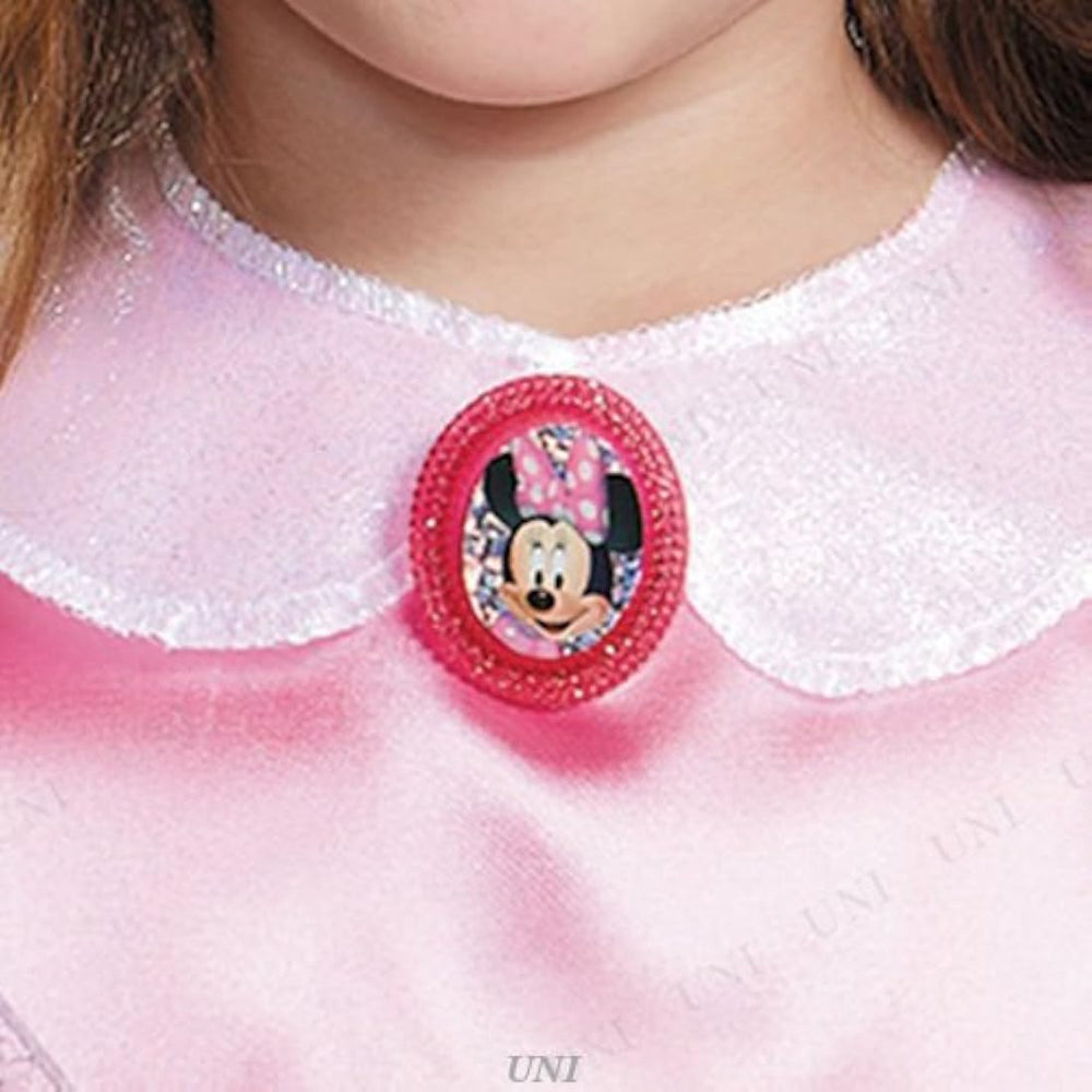 Disfraz de Minnie Mouse rosa para niños pequeños, talla M