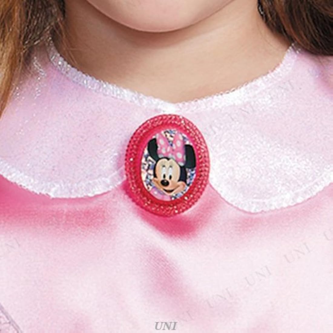 Disfraz de Minnie Mouse rosa para niños pequeños, talla M