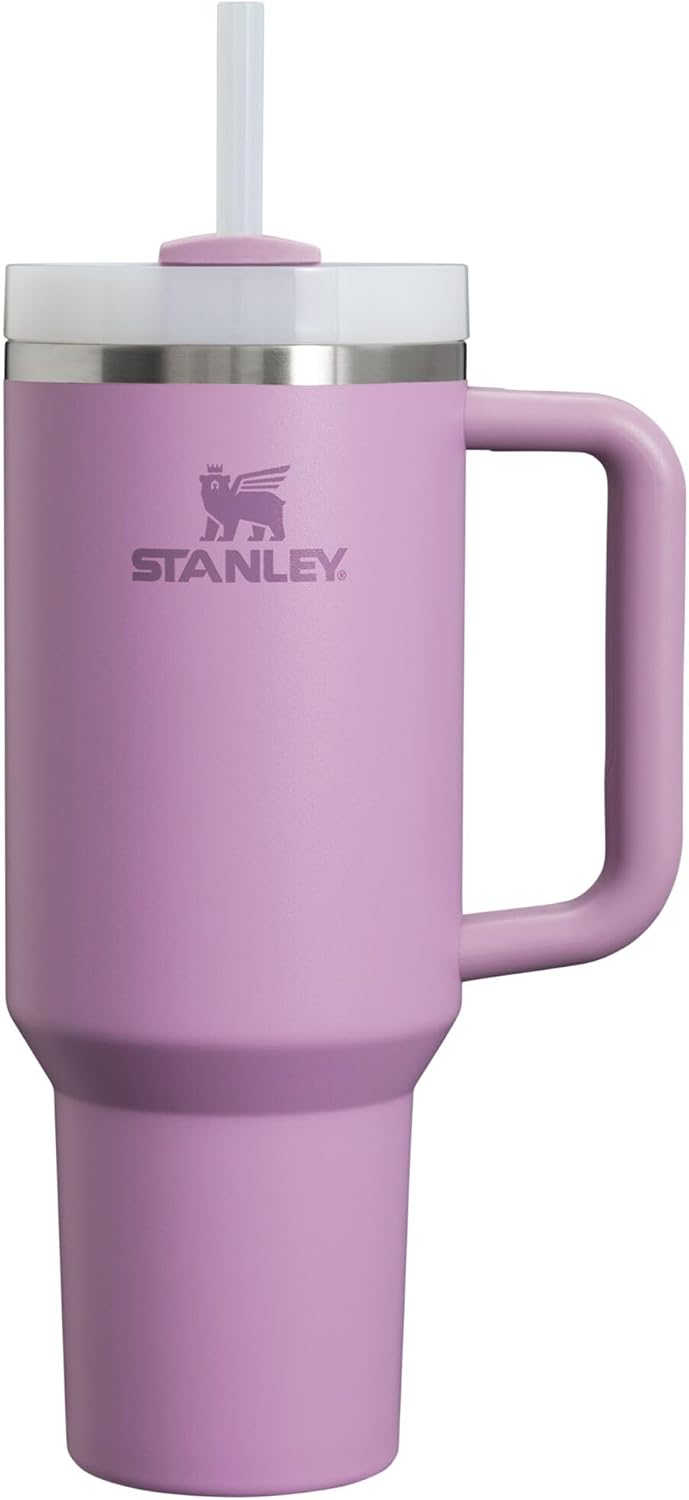 Stanley Quencher H2.0 FlowState - de acero inoxidable con tapa y popote para agua, té helado o café