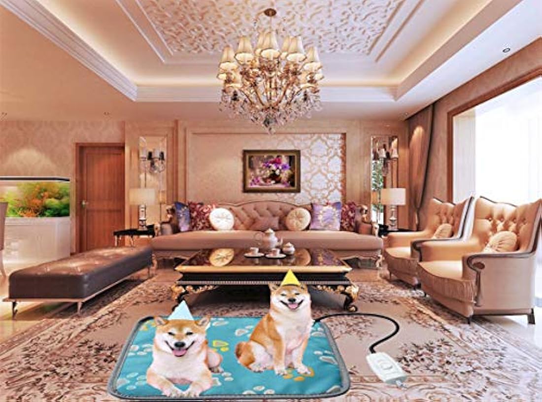 Almohadilla calefactora para perros para interior